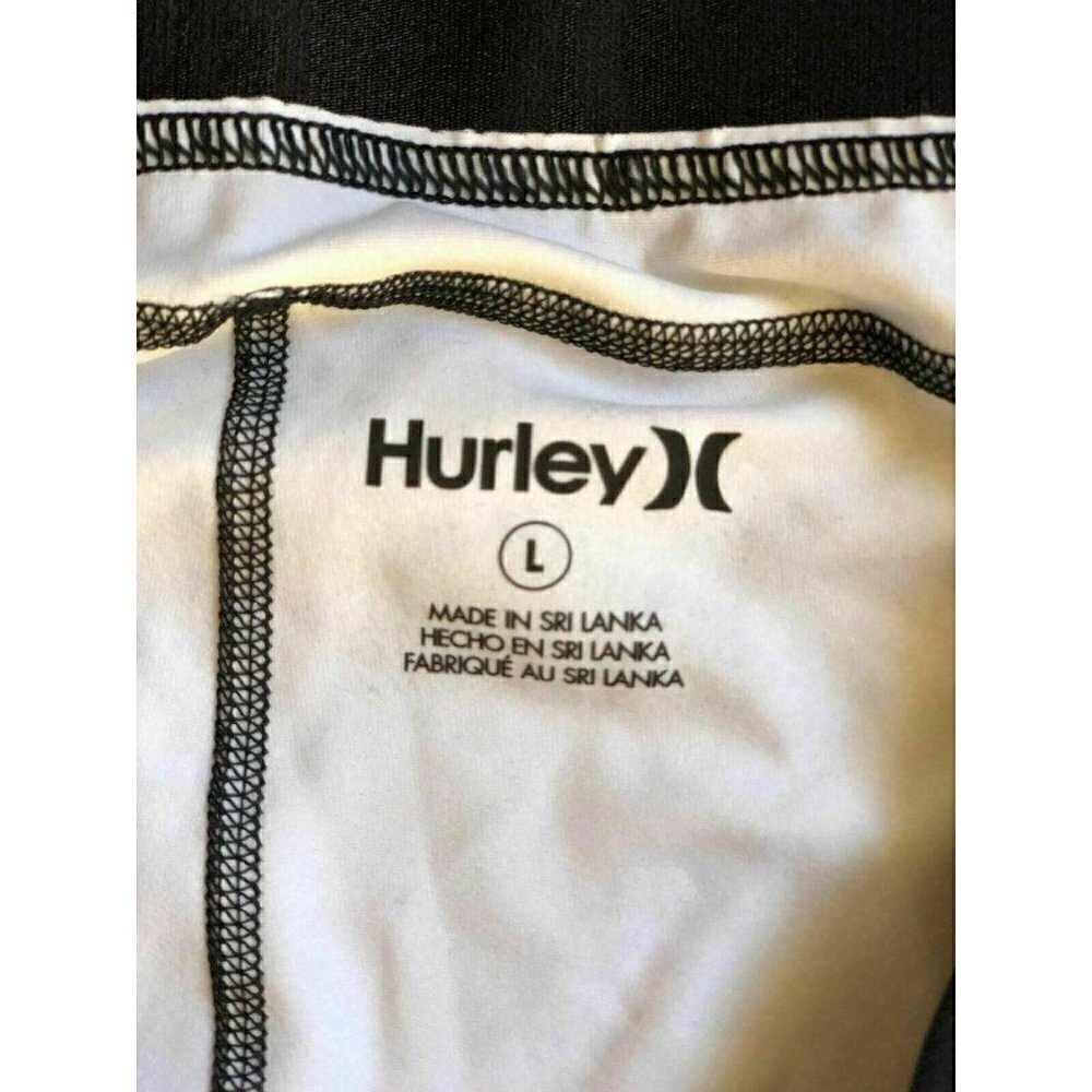 Hurley Women's Nike Dri-Fit Crop Black Grey Print Below The Knee Legging - Picture 6 of 12